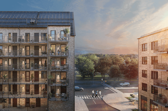 Bild för artikel - Unika bostäder byggs i nya Älvsjöstaden