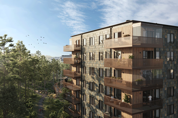 Bild för artikel - Unika bostäder byggs i centrala Göteborg